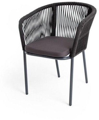 Кресло серии МАРСЕЛЬ темно-серое из роупа