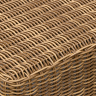 Лаунж зона серии ROZALINA (Розалина) на 4 персоны с двухместным диваном из плетеного искусственного ротанга цвет коричневый