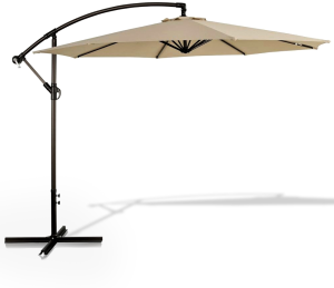 Садовый зонт AFM-300B бежевый на боковой опоре