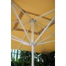 Зонт для кафе MISTRAL 300 квадратный бежевый на центральной опоре с основанием