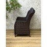 Кресло серии BAVARIA (Бавария) коричневое из искусственного ротанга