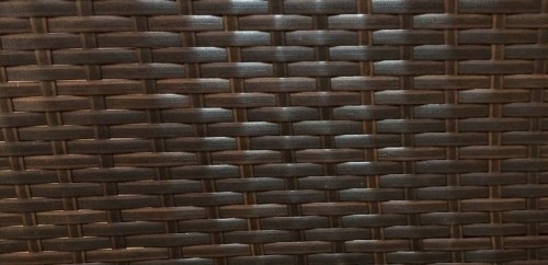 Обеденная группа АРИЯ коричневая на 4 персоны со столом 130х80 из искусственного ротанга