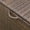 Ящик сундук для хранения подушек Lopes (Лопес) из плетеного искусственного ротанга цвет коричневый