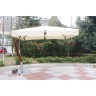 Садовый зонт Garden Way SLHU007 (Гарден вэй) цвет кремовый для кафе с боковой деревянной опорой