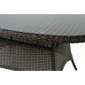 Стол обеденный серии WARSAW (Варсав) овальный размером 150х80 из искусственного ротанга