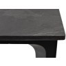 Малага обеденный стол из HPL 90х90см, цвет серый гранит, каркас черный