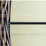 Обеденная зона серии RAMONA (Рамона) на 4 персоны со столом D118 коричневого цвета из плетеного искусственного ротанга