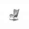 Кресло серии МАДРИД серое из стали