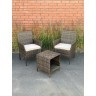 Комплект мебели VIRGINIYA (Вирджиния) BALCONY SET 2 коричневый, 2 кресла и стол