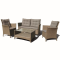 Комплект мебели АНИКА с двухместным диваном цвет коричневый из плетеного искусственного ротанга AFM-804 Beige/Grey