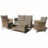 Комплект мебели АНИКА с двухместным диваном цвет коричневый из плетеного искусственного ротанга AFM-804 Beige/Grey