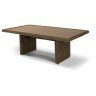 Комплект мебели угловой БЕРГАМО коричневого цвета на 6 персон со столом 180х100 из искусственного ротанга