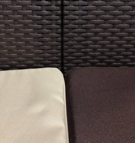 Комплект мебели YALTA L-LARGE DUO SET (Ялта) темно коричневый из пластика под искусственный ротанг