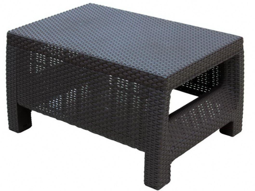 Комплект мебели YALTA CORNER RELAX SET XL (Ялта) темно коричневый из пластика под искусственный ротанг