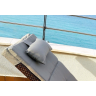 Подушка для лежака MONACO (Монако) из полиэстера серого цвета