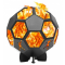 Чаша для костра METALEX FOOTBALL (Футбольный мяч) шаровидная H-620