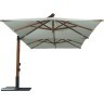 Садовый зонт Garden Way SLHU002 (Гарден вэй) цвет бежевый для кафе двойной с боковой деревянной опорой