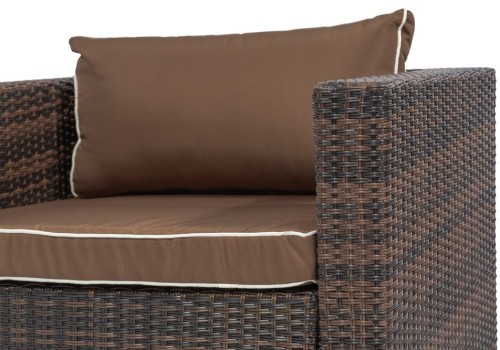 Комплект мебели серии LAGUNA (Лагуна) AF-2030 угловой модульный коричневый из искусственного ротанга