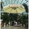 Зонт для кафе MAESTRO LUX 300 круглый бежевый на боковой опоре