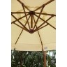 Зонт для кафе MAESTRO LUX 350 круглый бежевый на боковой опоре