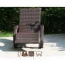 Кресло-шезлонг серии LARGO (Ларго) из плетеного искусственного ротанга