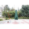 Садовый зонт Garden Way SLHU007 (Гарден вэй) цвет зеленый для кафе с боковой деревянной опорой