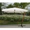 Садовый зонт Garden Way SLHU010 (Гарден вэй) цвет кремовый для кафе с боковой деревянной опорой
