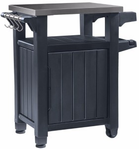 Стол для барбекю UNIT 93L (Юнит) малый размером 70х54х90 цвет графит