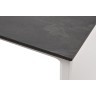 Малага обеденный стол из HPL 90х90см, цвет серый гранит, каркас белый