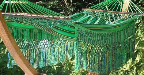 Гамак двухместный KOLOMBUS (Коломбус) Бразилия цвет зеленый
