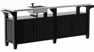 Стол для барбекю UNITY CHEF 415L (Юнит) большой 244х52х90 цвет черный