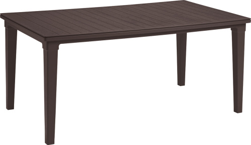 Стол обеденный FUTURA (Футура) размером 165x95 коричневый из пластика