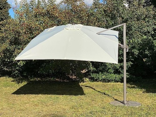 Садовый зонт Garden Way A002-3000 XLM (Гарден вэй) цвет кремовый для кафе с боковой алюминиевой опорой