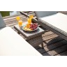 Комплект серии SUMMER (Саммер) 2 шезлонга и столик коричневого цвета из искусственного ротанга