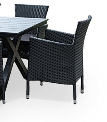 Кресло серии AROMA (Арома) черное из искусственного ротанга