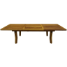 Стол обеденный раскладной серии BONGA (Бонга) 200/290см коричневого цвета из дерева ироко