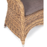 Кресло серии РАВЕННА соломенное гиацинт из искусственного ротанга