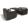 Комплект мебели из искусственного ротанга T256A/S52A-W53 Brown