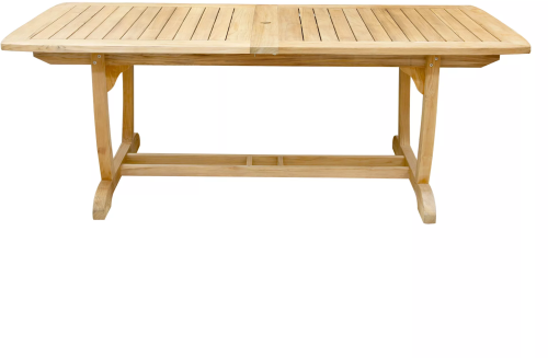 Стол обеденный раздвижной серии VILLA (Вилла) размером 200/300х100 из натурального массива тика