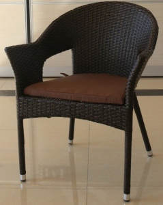 Кресло MONIKA (Моника) Y79B-W53 коричневое из искусственного ротанга
