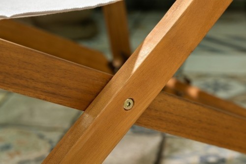 Кресло шезлонг серии CAPRI (Капри) из массива акации
