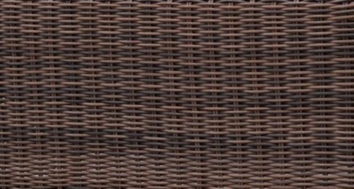 Обеденная группа серии МАКИАТО коричневая на 4 персоны с двухместным диваном со стол 140х80 из плетеного искусственного ротанга