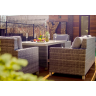 Комплект мебели ПАЛЕРМО на 8 персон со столом 170х100 серо коричневого цвета из искусственного ротанга