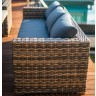 Комплект мебели САН-МАРИНО на 7 персон со столом 180х105 серо коричневого цвета из искусственного ротанга