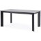 Венето обеденный стол из HPL 140х80см, цвет серый гранит, каркас черный