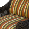 Лаунж зона серии AGIO MULA на 2 персоны цвет коричневый из плетеного искусственного ротанга