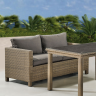 Комплект мебели серии SANTARA (Сантара) T51B/S51B на 4 персоны со столом 150х85 светло коричневого цвета из плетёного искусственного ротанга