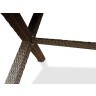 Стол обеденный CROSS MADISON (Кросс Мэдисон) размером 220х107 коричневый из искусственного ротанга