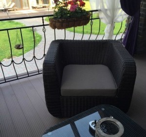 Кресло серии STOCKHOLM (Стокгольм) из искусственного ротанга