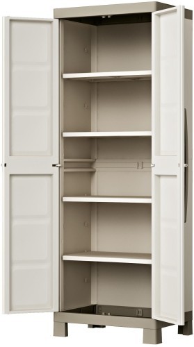 Шкаф Excellence High Cabinet пластиковый двухстворчатый с 4-мя полками